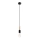 Chandelier on a string SIMON 1xE27/60W/230V black/beech - FSC certified