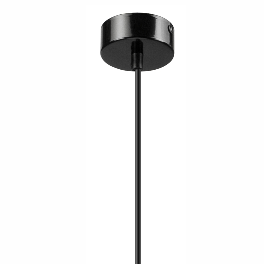 Chandelier on a string SIMON 1xE27/60W/230V black/beech - FSC certified