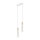 Chandelier on a string SIMON 2xE27/60W/230V white/beech - FSC certified