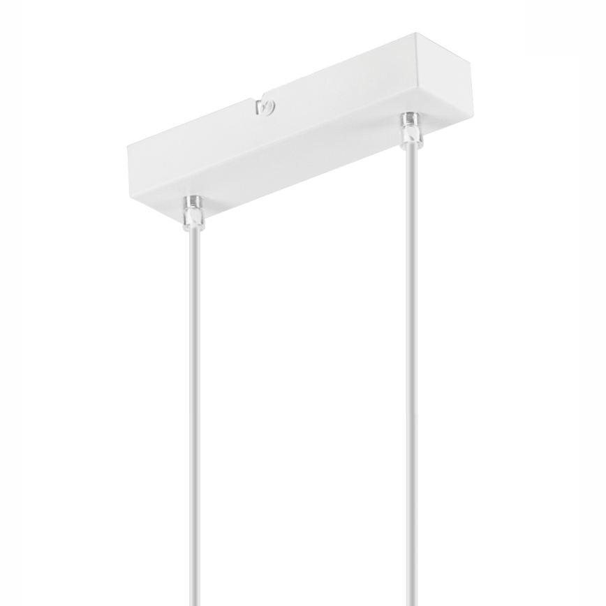 Chandelier on a string SIMON 2xE27/60W/230V white/beech - FSC certified