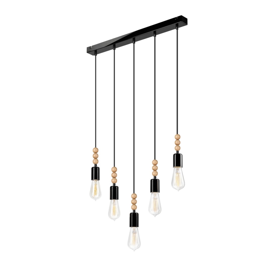 Chandelier on a string SIMON 5xE27/60W/230V - FSC certified