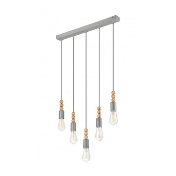 Chandelier on a string SIMON 5xE27/60W/230V