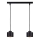 Chandelier on a string SIMPLY BLACK 2xE27/60W/230V