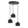 Chandelier on a string SIMPLY BLACK 3xE27/60W/230V d. 32 cm