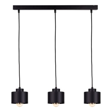 Chandelier on a string SIMPLY BLACK 3xE27/60W/230V