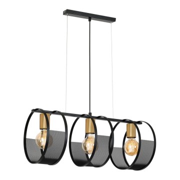 Chandelier on a string SINER 3xE27/60W/230V