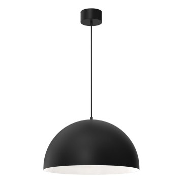 Chandelier on a string SINGLE 1xE27/60W/230V diameter 50 cm black/white
