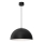 Chandelier on a string SINGLE 1xE27/60W/230V diameter 50 cm black/white