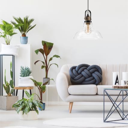 Chandelier on a string SINGLE 1xE27/60W/230V