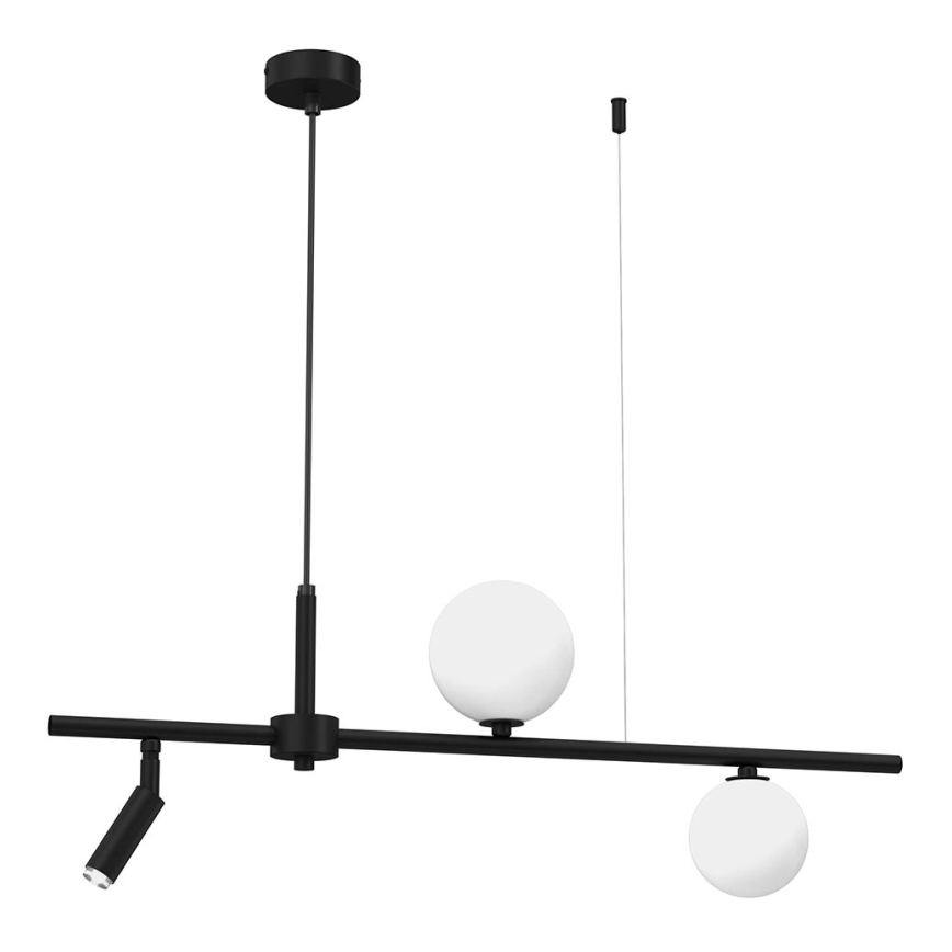 Chandelier on a string SIRIO 3xG9/25W/230V black