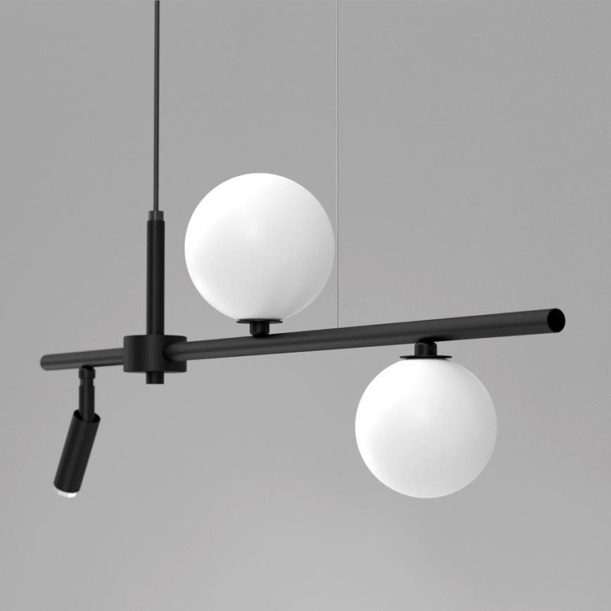 Chandelier on a string SIRIO 3xG9/25W/230V black