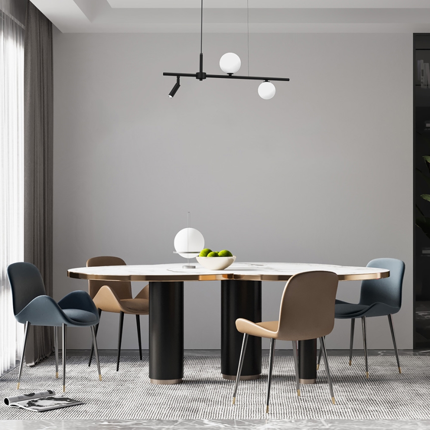 Chandelier on a string SIRIO 3xG9/25W/230V black