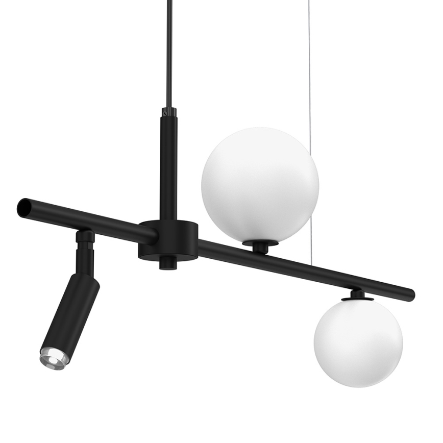 Chandelier on a string SIRIO 3xG9/25W/230V black