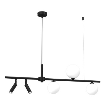 Chandelier on a string SIRIO 5xG9/25W/230V black