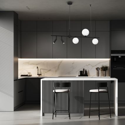 Chandelier on a string SIRIO 5xG9/25W/230V black
