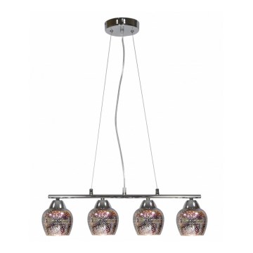 Chandelier on a string SIRIUS 4xE27/60W/230V