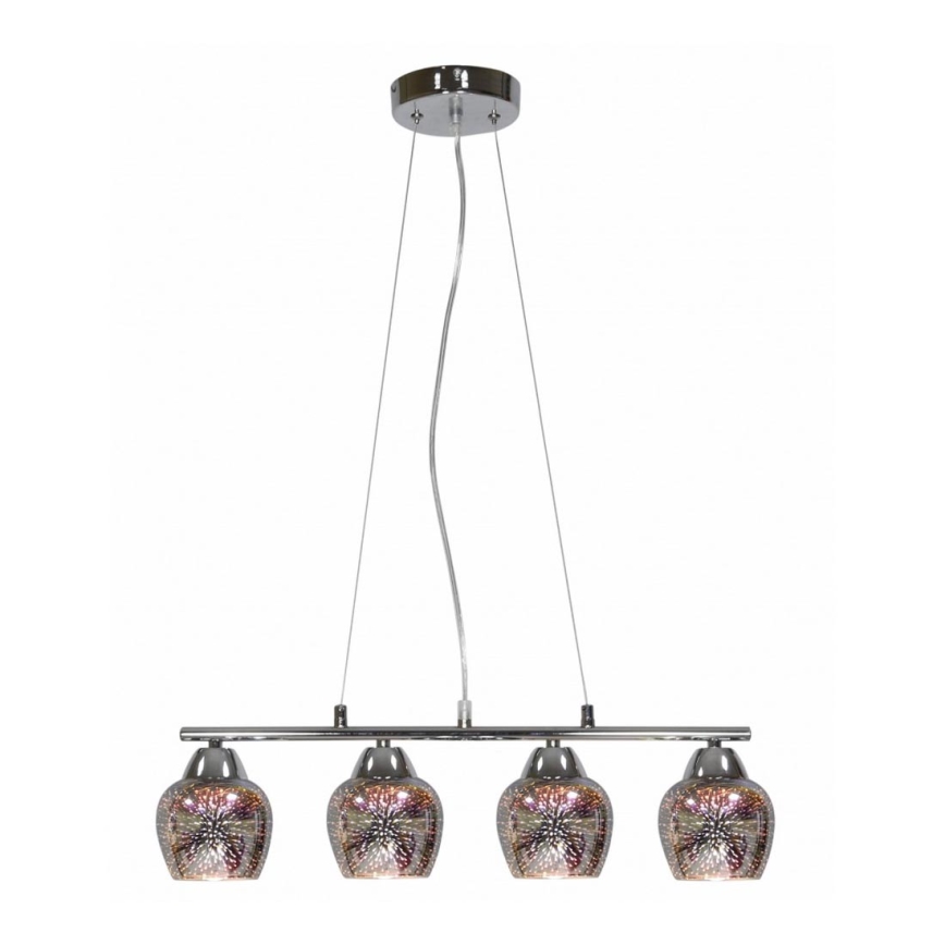 Chandelier on a string SIRIUS 4xE27/60W/230V