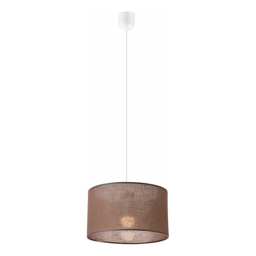Chandelier on a string SIRJA 1xE27/60W/230V brown