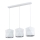 Chandelier on a string SIRO 3xE27/15W/230V white/silver