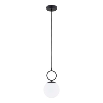 Chandelier on a string SITRO 1xE14/10W/230V black/white