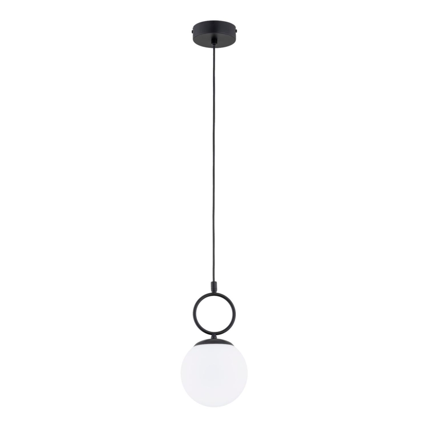 Chandelier on a string SITRO 1xE14/10W/230V black/white