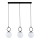 Chandelier on a string SITRO 3xE14/10W/230V black/white