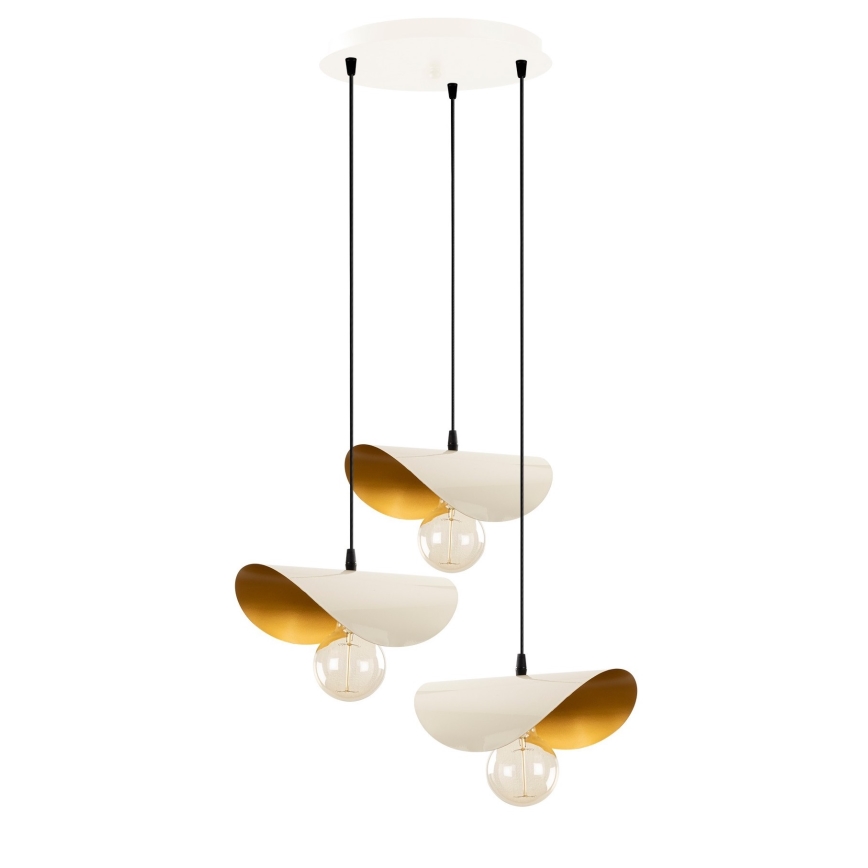 Chandelier on a string SIVANI 3xE27/100W/230V