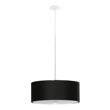 Chandelier on a string SKALA 3xE27/60W/230V d. 30 cm black