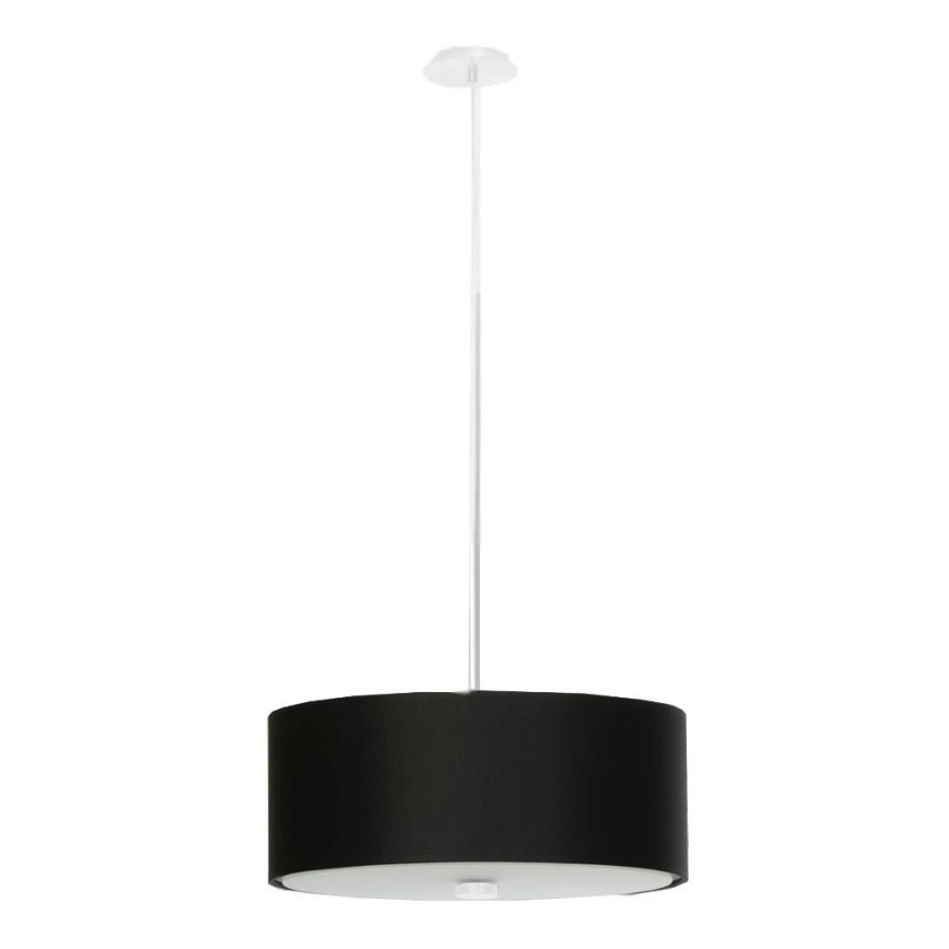 Chandelier on a string SKALA 3xE27/60W/230V d. 30 cm black