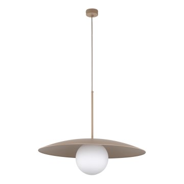 Chandelier on a string SLATE 1xE27/15W/230V d. 65 cm beige