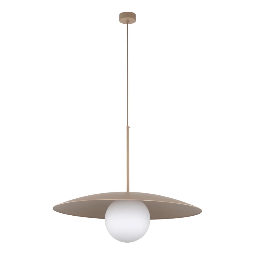 Chandelier on a string SLATE 1xE27/15W/230V d. 65 cm beige