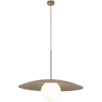 Chandelier on a string SLATE 1xE27/15W/230V d. 65 cm beige