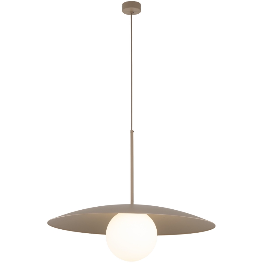 Chandelier on a string SLATE 1xE27/15W/230V d. 65 cm beige