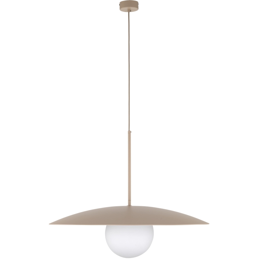 Chandelier on a string SLATE 1xE27/15W/230V d. 65 cm beige