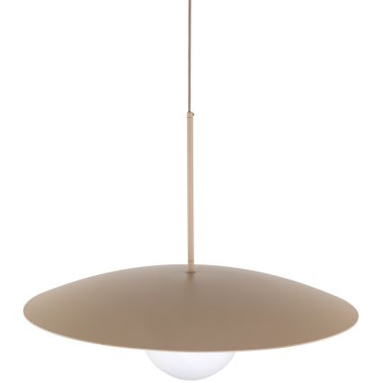 Chandelier on a string SLATE 1xE27/15W/230V d. 65 cm beige