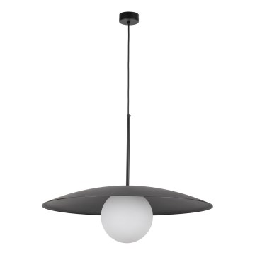 Chandelier on a string SLATE 1xE27/15W/230V d. 65 cm black