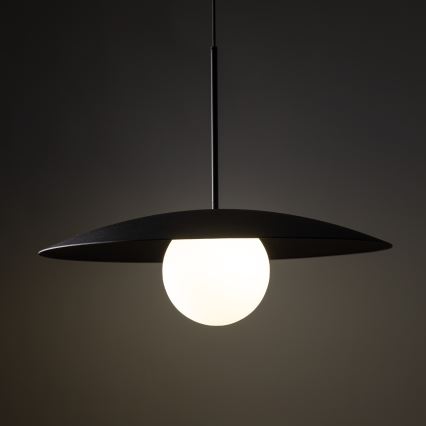 Chandelier on a string SLATE 1xE27/15W/230V d. 65 cm black