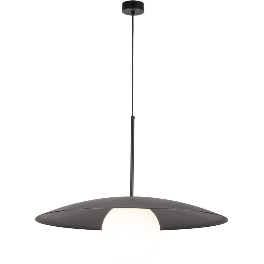 Chandelier on a string SLATE 1xE27/15W/230V d. 65 cm black