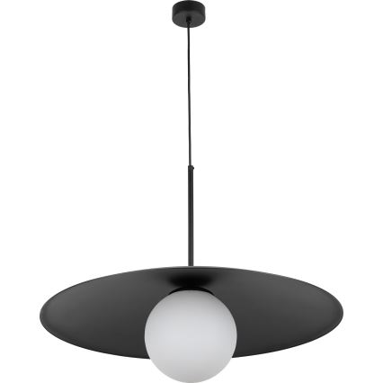 Chandelier on a string SLATE 1xE27/15W/230V d. 65 cm black