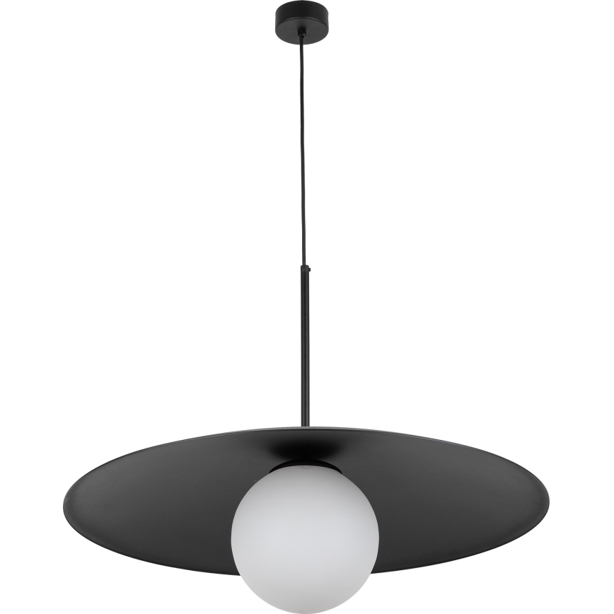 Chandelier on a string SLATE 1xE27/15W/230V d. 65 cm black