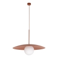 Chandelier on a string SLATE 1xE27/15W/230V d. 65 cm brick