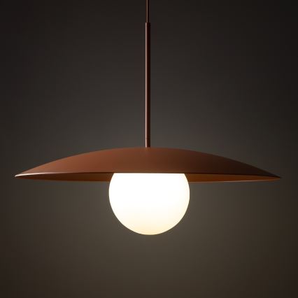 Chandelier on a string SLATE 1xE27/15W/230V d. 65 cm brick