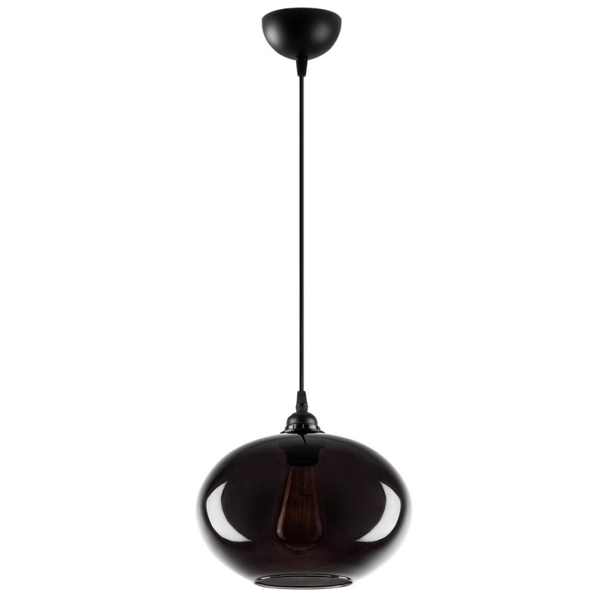 Chandelier on a string SMOKED 1xE27/40W/230V