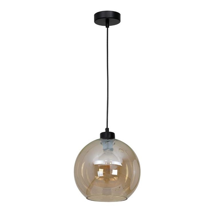 Chandelier on a string SOFIA 1xE27/60W/230V brown