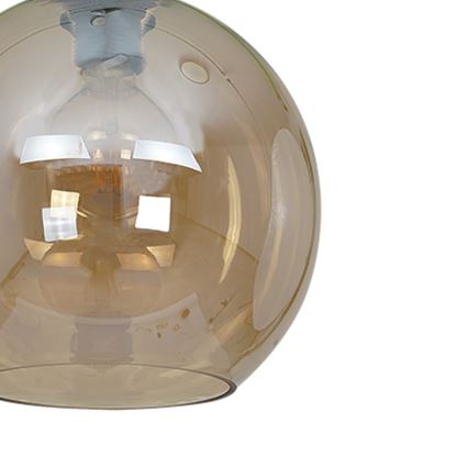Chandelier on a string SOFIA 1xE27/60W/230V brown