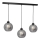 Chandelier on a string SOFIA 3xE27/60W/230V black