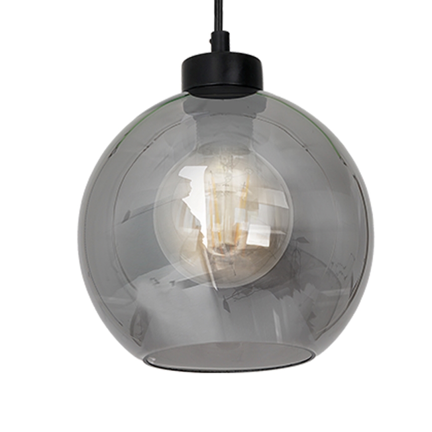 Chandelier on a string SOFIA 3xE27/60W/230V black