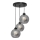 Chandelier on a string SOFIA 3xE27/60W/230V black