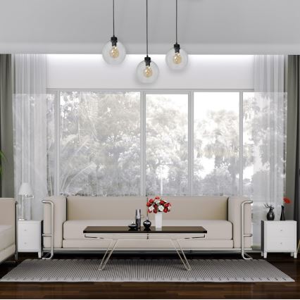 Chandelier on a string SOFIA 3xE27/60W/230V clear