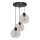 Chandelier on a string SOFIA 3xE27/60W/230V clear